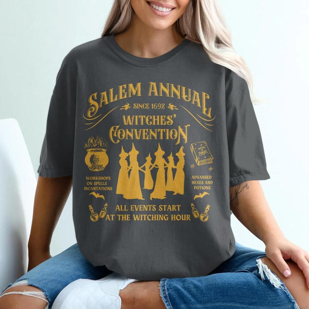 Salem Annual Witches Convention Since 1692 T-Shirt Halloween